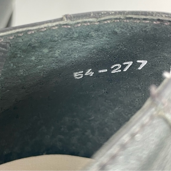 Trotters Vintage Haley Grey Herringbone Woven Leather Horse Bit Classic Loafer - Picture 14 of 15